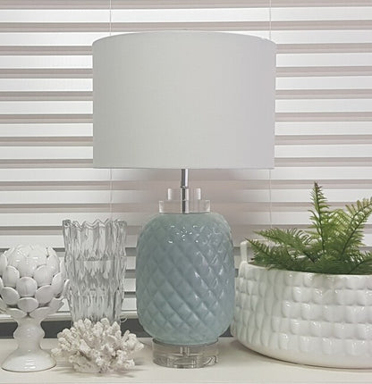 Island Turquoise Table Lamp 71CMH (Note Description)