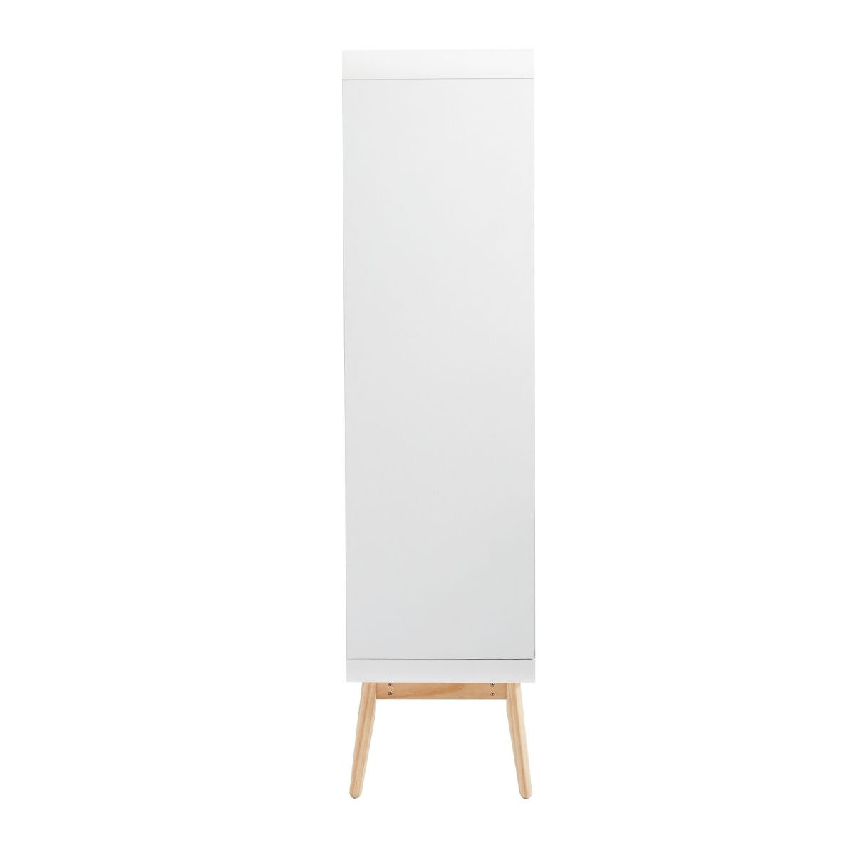 Merlin White Modern Retro Display Cabinet