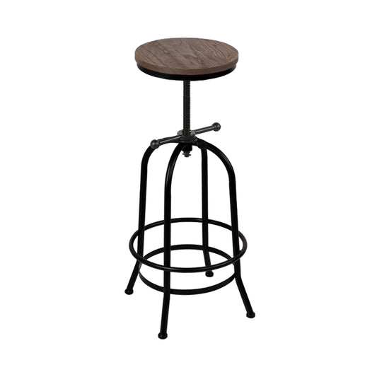 Artiss Bar Stools Adjustable Wood Chairs