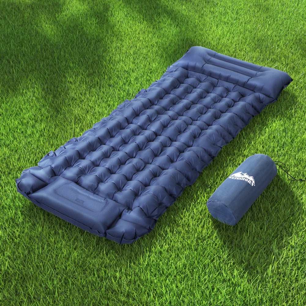 Weisshorn Self Inflating Mattress Camping Sleeping Mat Air Bed Single Pillow Bag