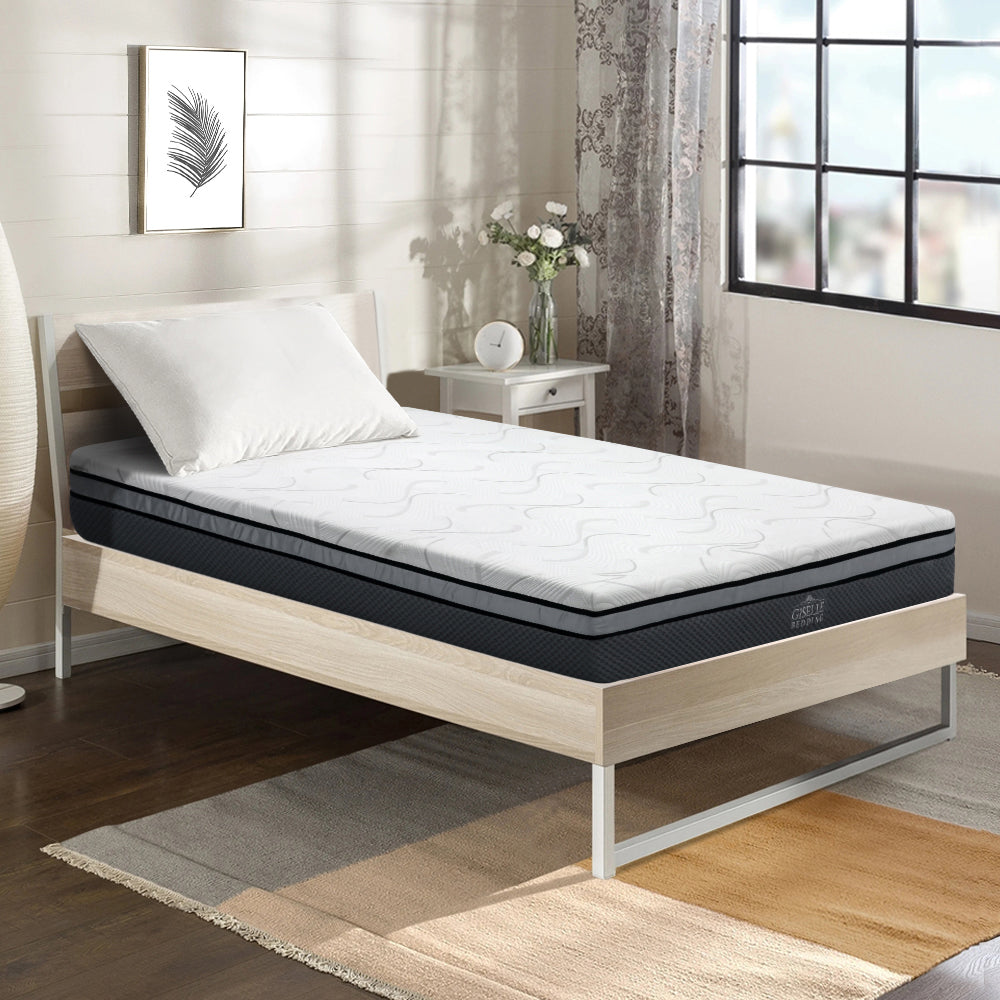 Giselle Bedding Memory Foam Mattress Bed Cool Gel 25cm King Single