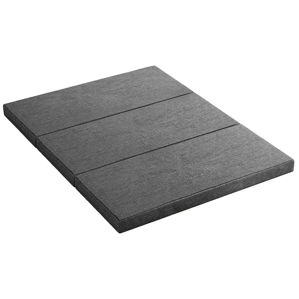 Giselle Bedding Foldable Mattress Folding Foam Queen Grey