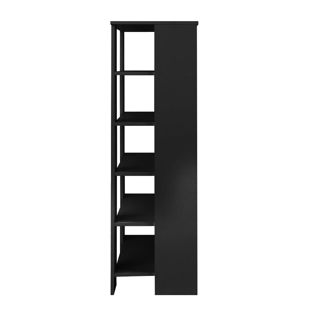 Artiss Shoe Cabinet Shoes Organiser Storage Rack 30 Pairs Black Shelf Wooden