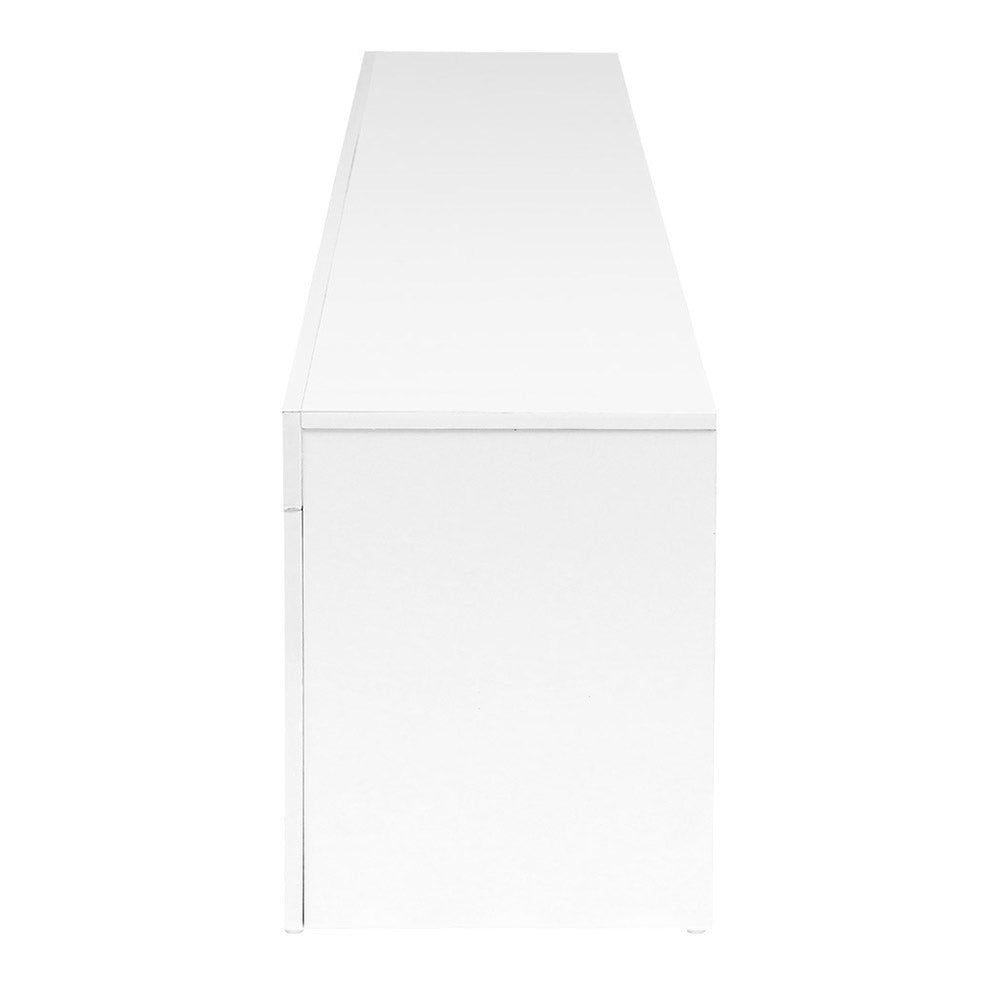 Artiss Entertainment Unit TV Cabinet LED 145cm White Angus