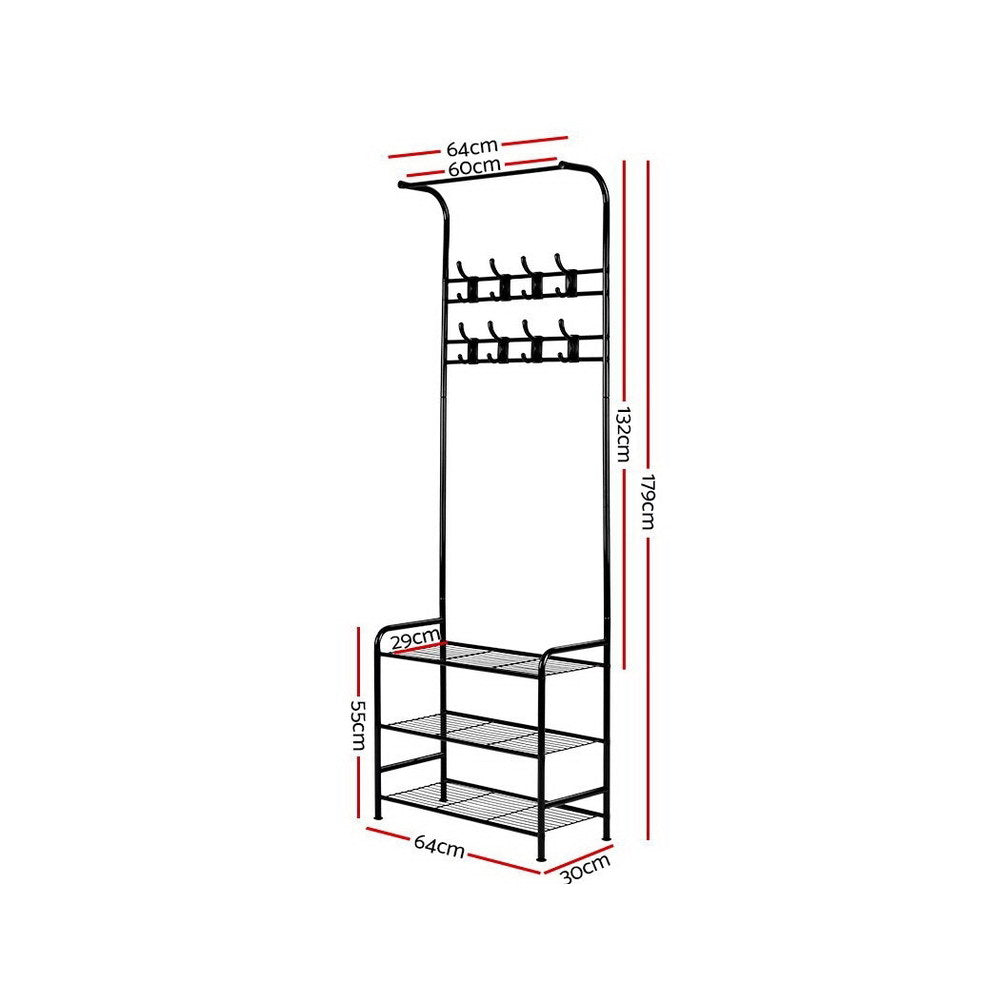 Artiss Clothes Rack Coat Stand 179cm Hanger Rail Closet