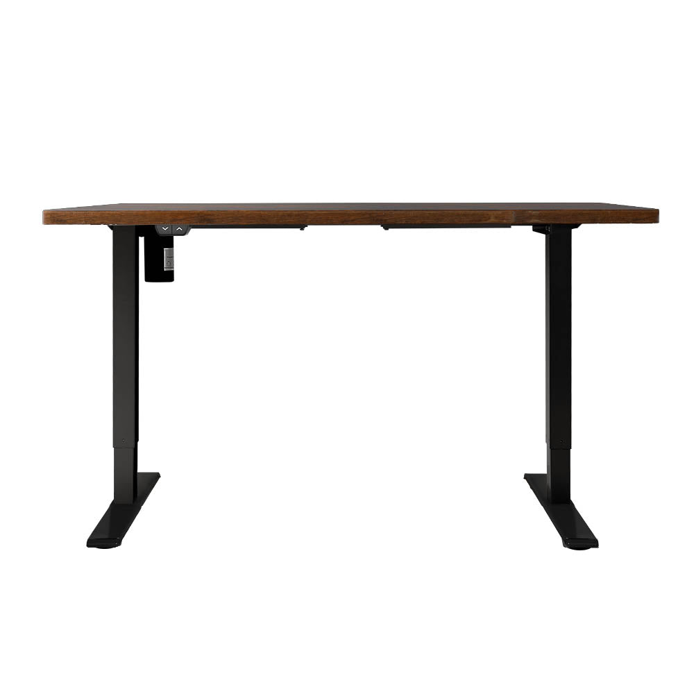 Artiss Standing Desk Motorised Rustic Brown 120CM