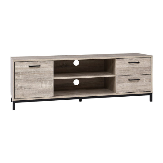 Artiss TV Cabinet Entertainment Unit 132cm Pine Tania