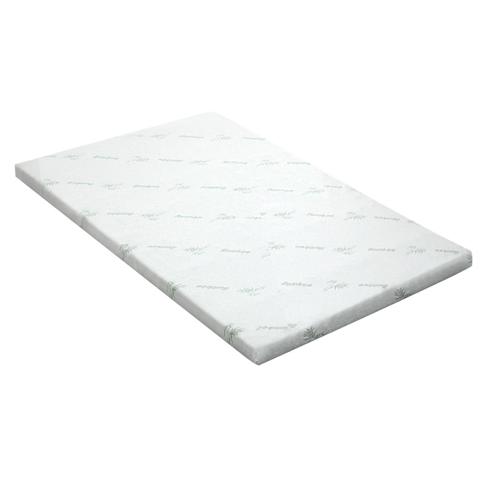 Giselle Bedding Memory Foam Mattress Topper Cool Gel 5cm Single