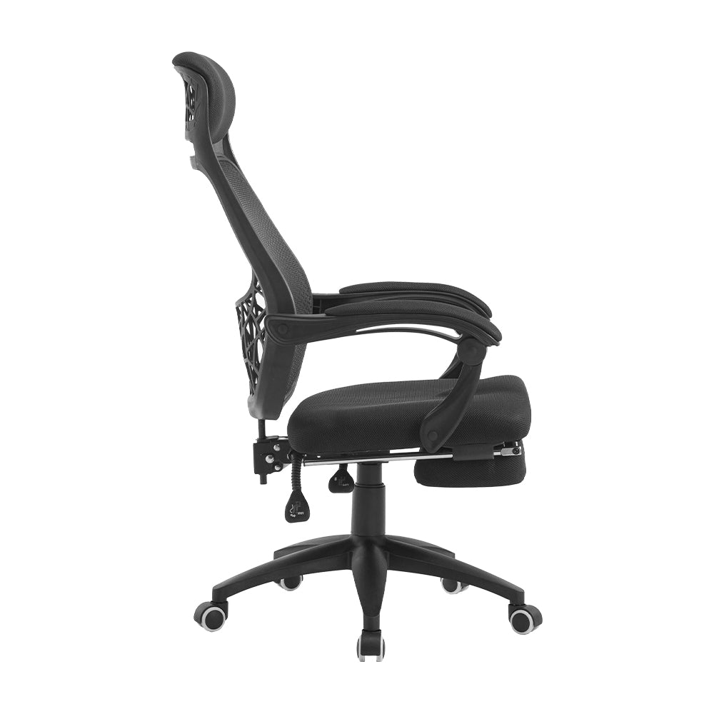 Artiss Mesh Office Chair Recliner Black