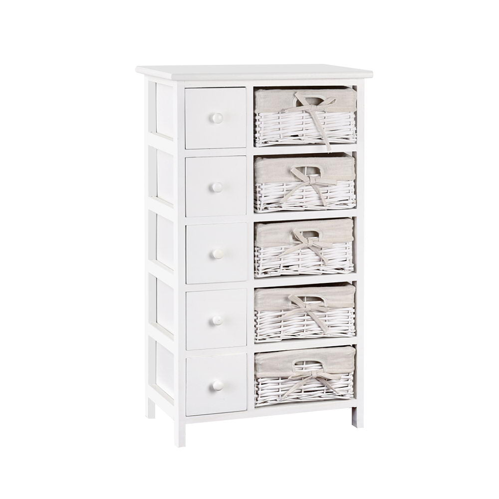 Artiss 5 Chest of Drawers with 5 Baskets - MAY