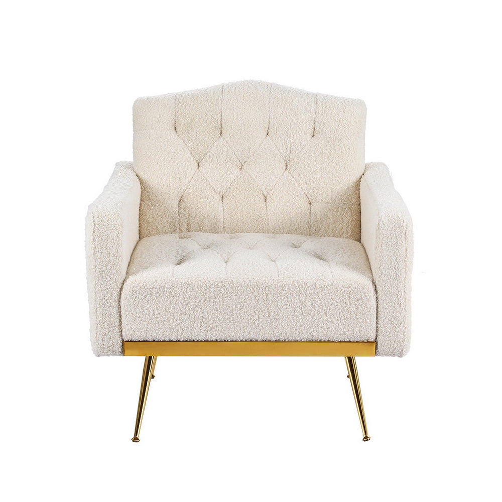 Artiss Armchair Boucle Beige Nicole