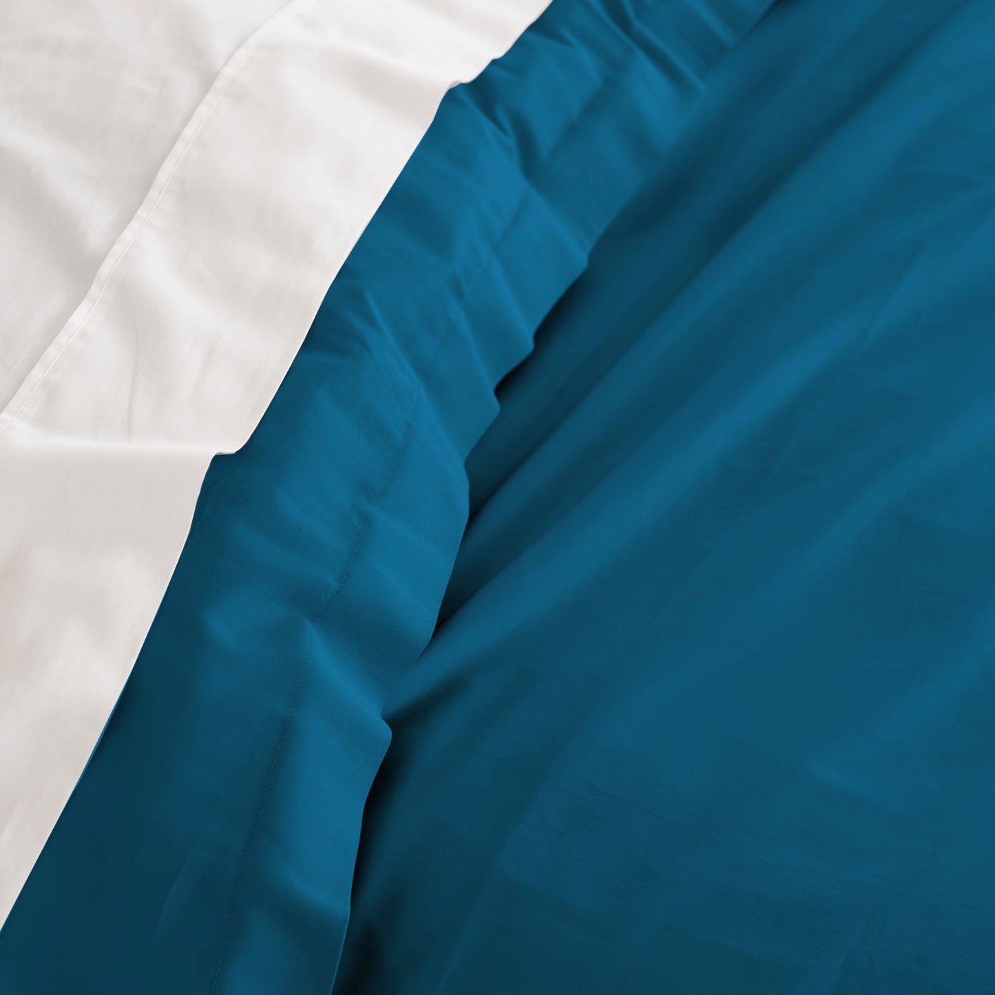 Balmain 1000 Thread Count Hotel Grade Bamboo Cotton Quilt Cover Pillowcases Set - King - Mineral Blue