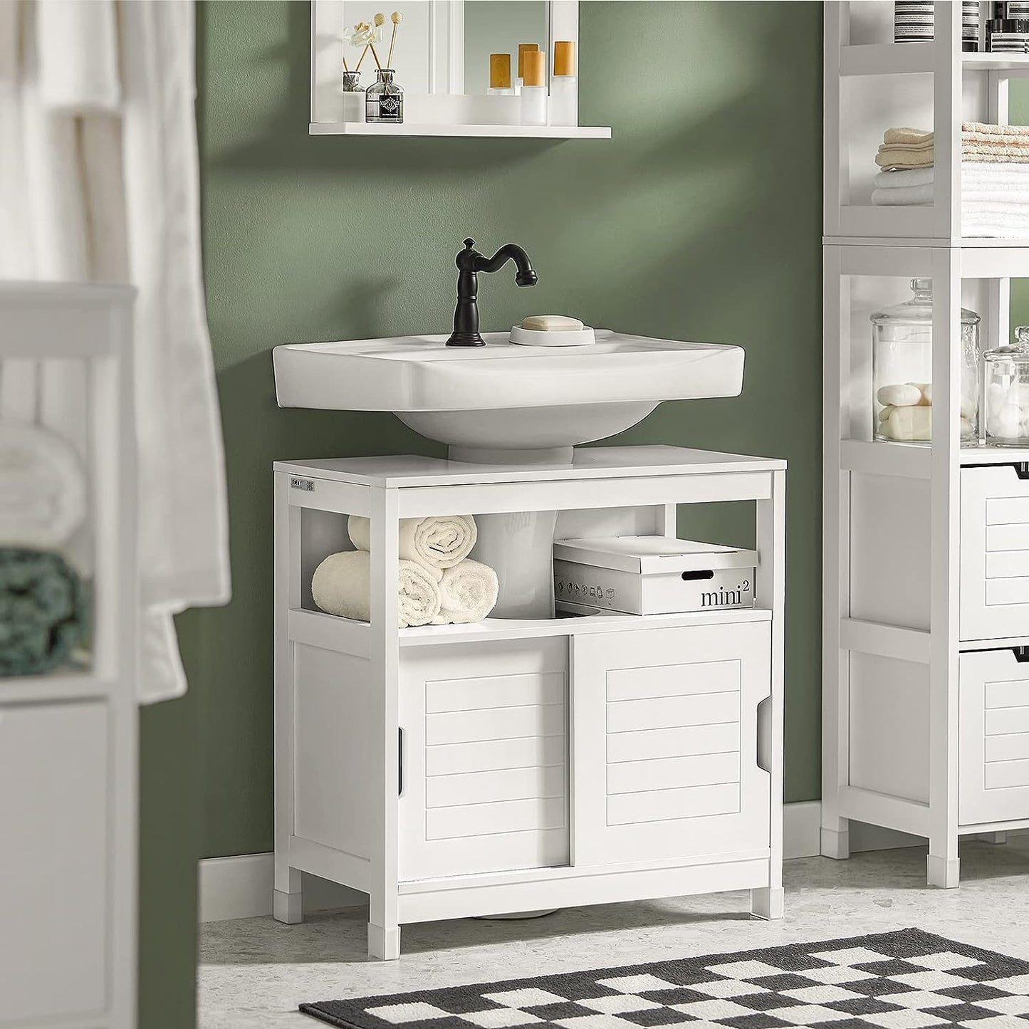 Vanity Unit Bathroom Furniture, White