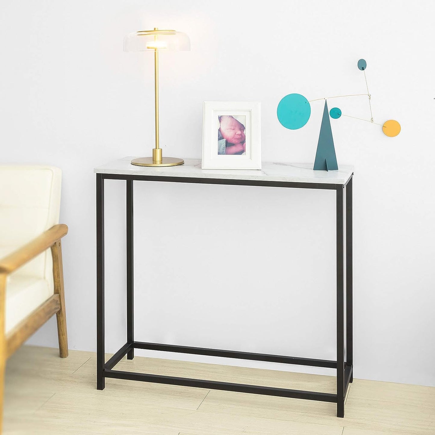 Console Table Metal Frame Hallway Table