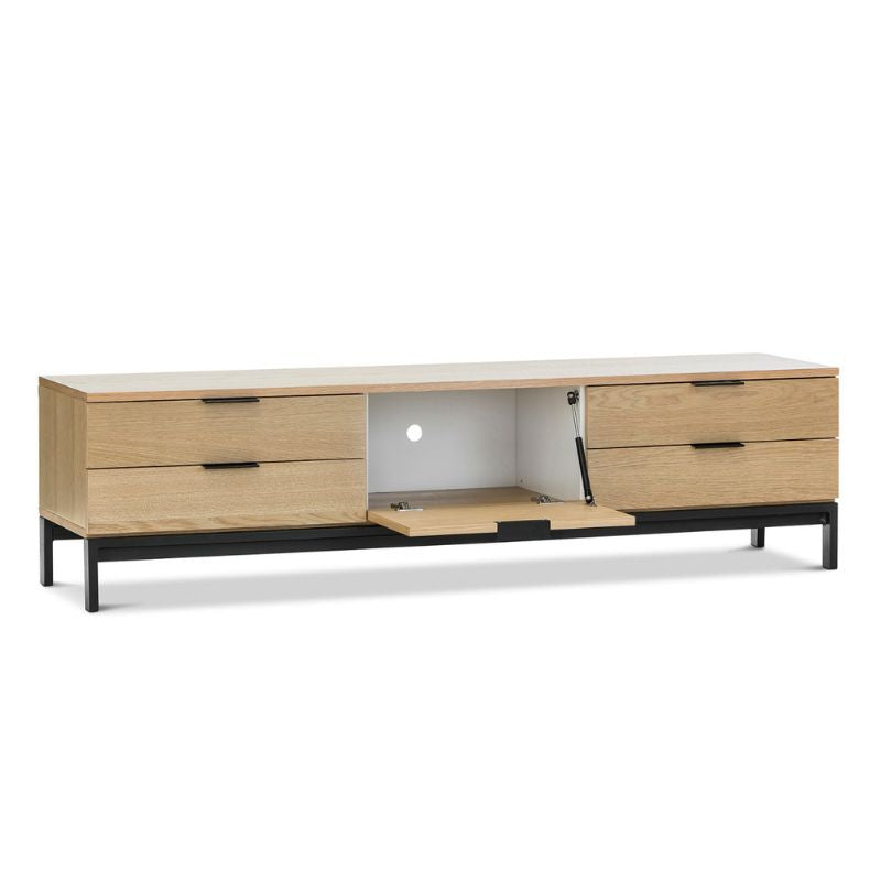 Oak Entertainment Unit - Natural