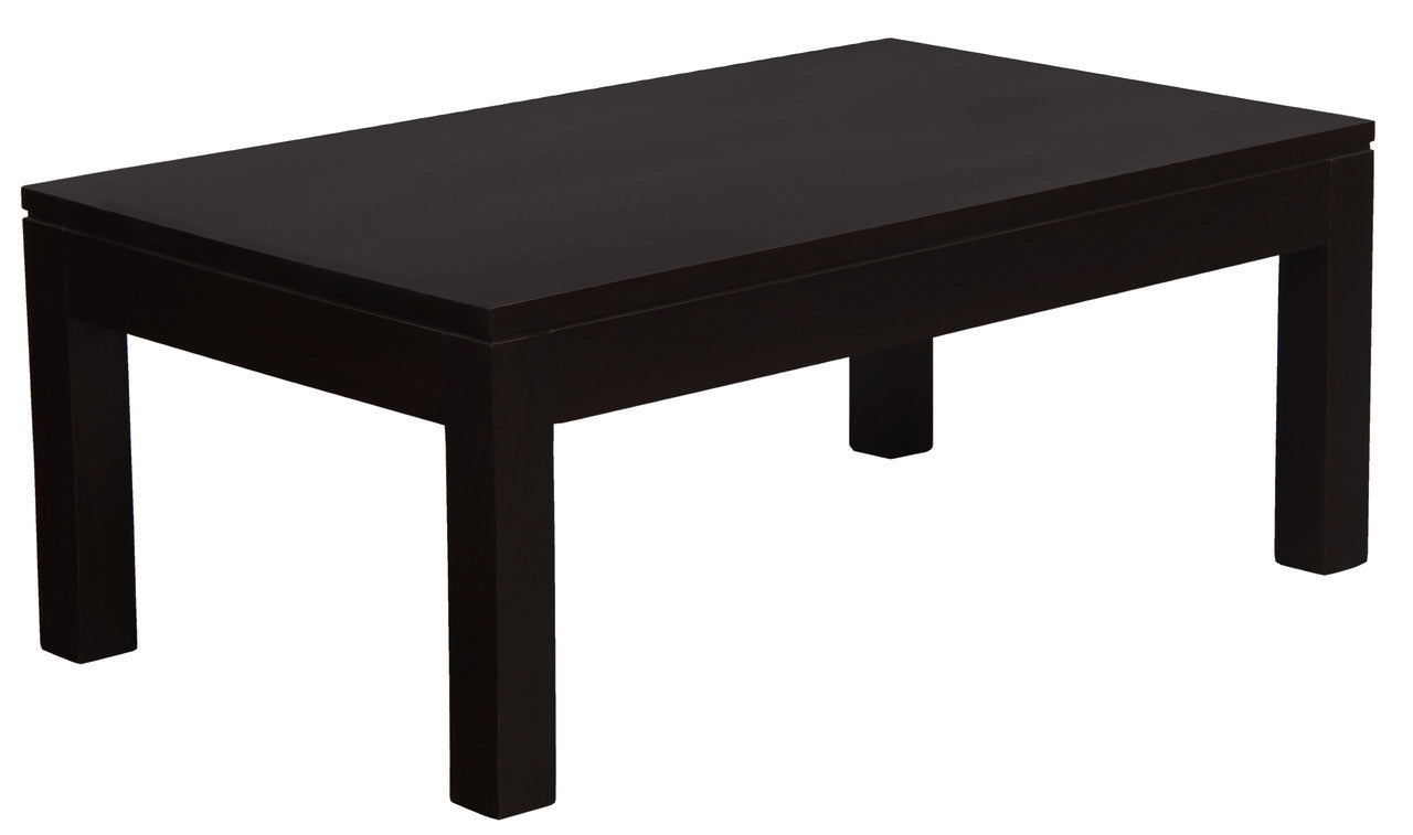 Amsterdam Solid Mahogany Timber Coffee Table (Chocolate)