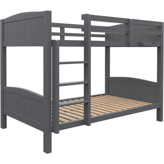 Kingston Slumber Bunk Bed Frame Single Wooden Kids Timber PIne Wood Loft Children Bedroom Furniture