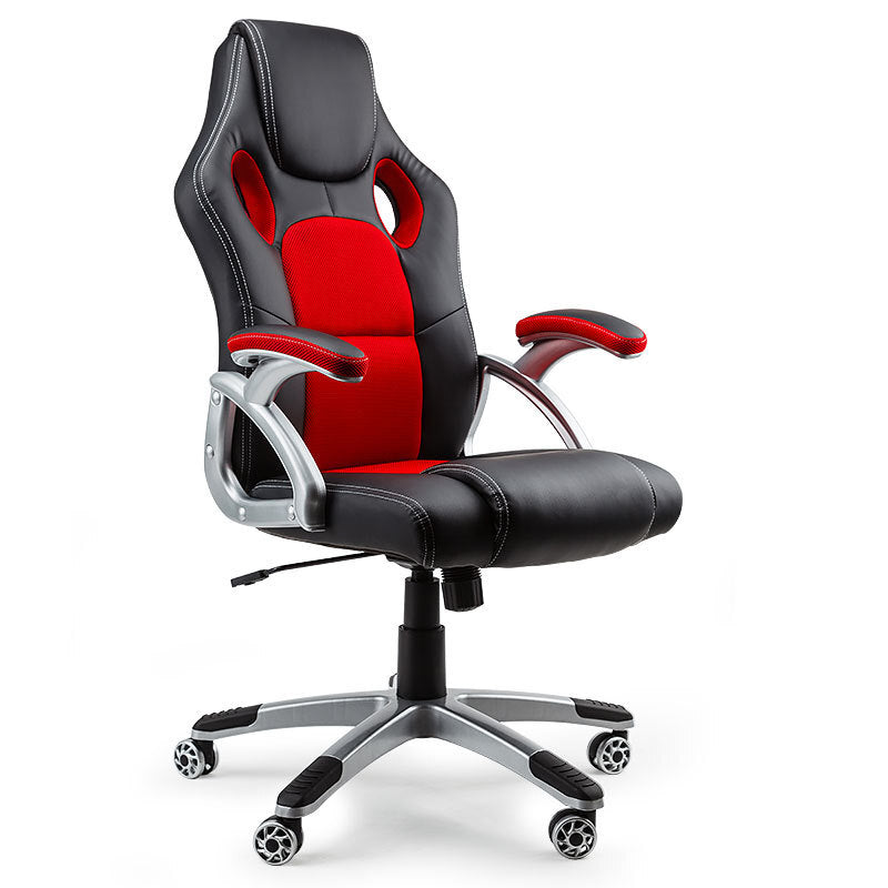 OVERDRIVE Racing Office Chair Seat Executive Computer Gaming PU Leather Deluxe