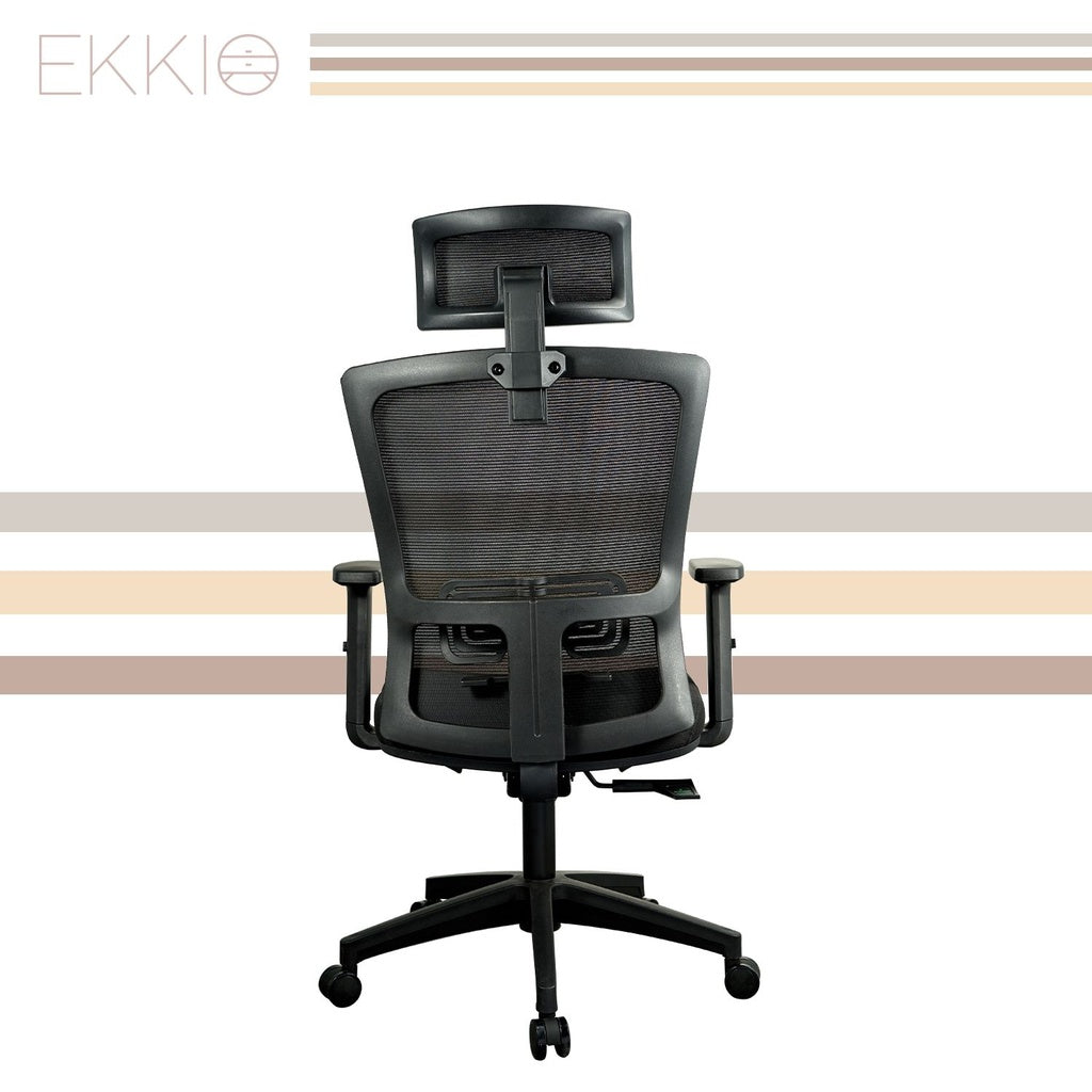 EKKIO Zorae - Office Chair (Black) EK-OC-100-SQ / EK-OC-100-BST