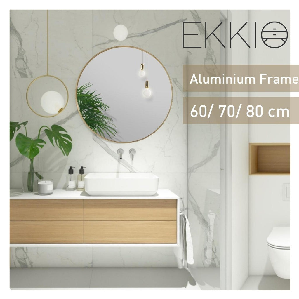 EKKIO Round Mirror No LED (60cm) EK-MR-100-JT (Old RM-100)