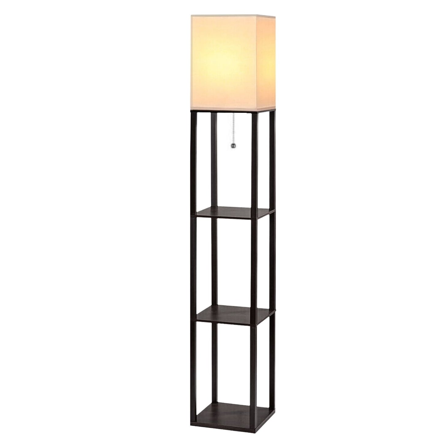 EKKIO Frameless Floor Vintage Lamp Shelf 160CM (Black) EK-FLS-101-MY