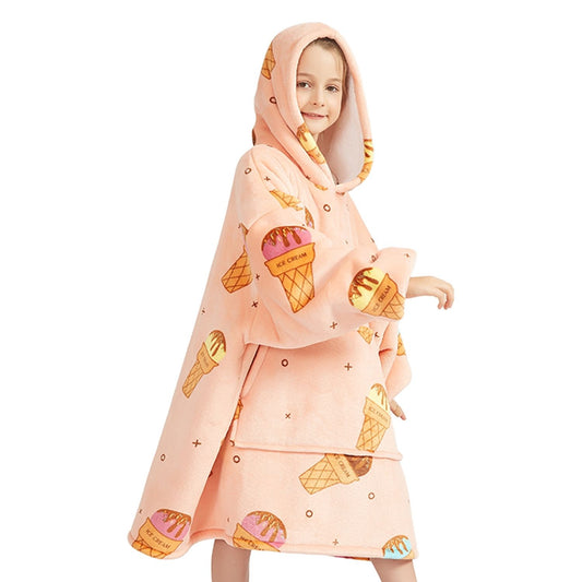 GOMINIMO Hoodie Blanket Kids Ice Cream GO-HB-120-AYS