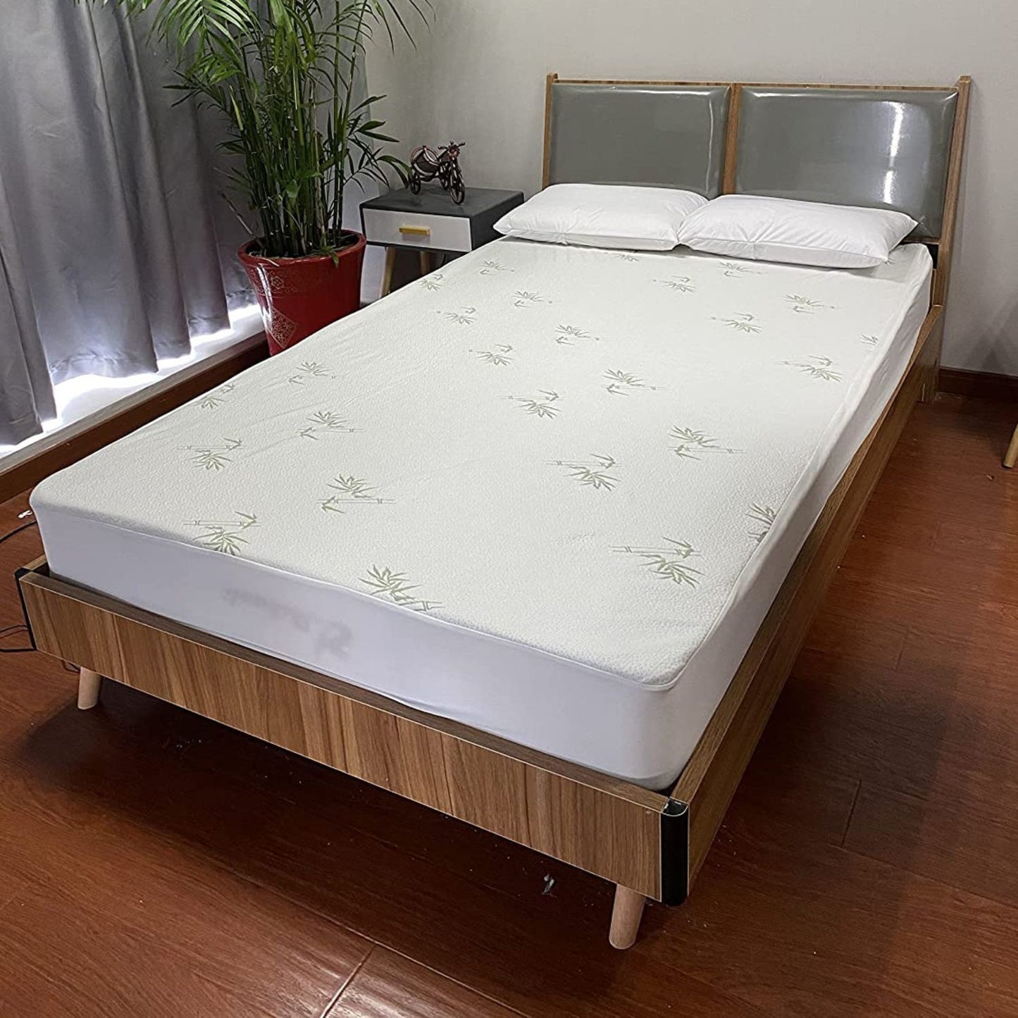 Gominimo Bamboo Jacquard Mattress Protector Single GO-MP-117-TC