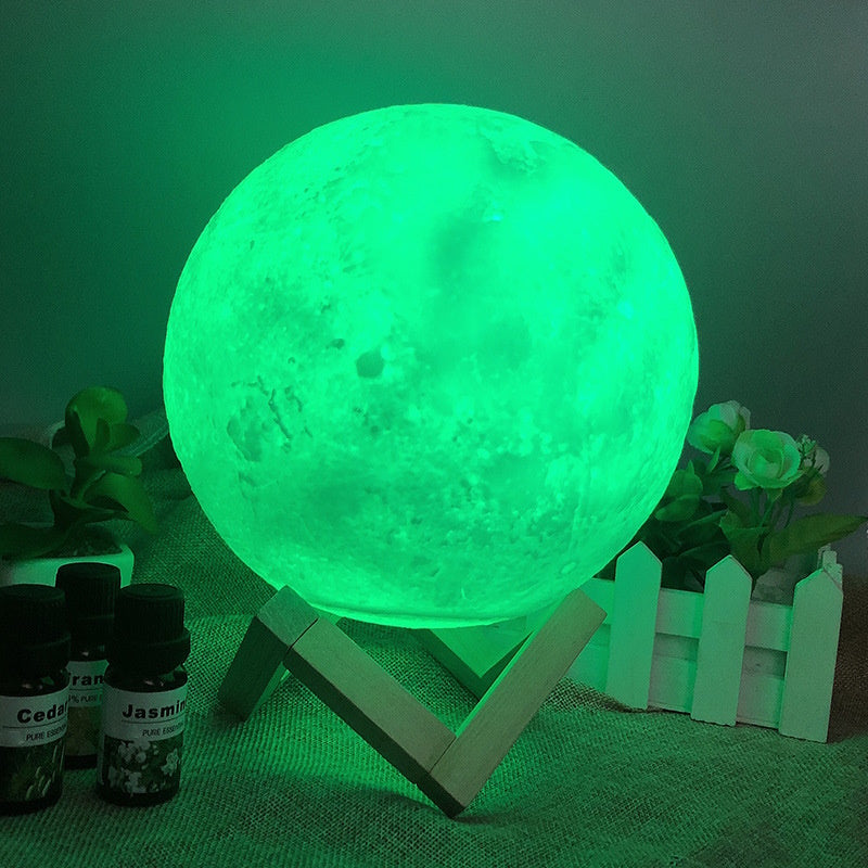 GOMINIMO Multi-Colored Moon Lamp 12cm