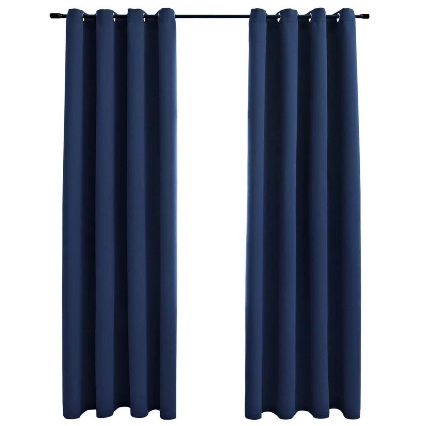 GOMINIMO Blackout Window Curtains for Thermal Insulated Room (Set of 2, W132cm x D213cm, Dark Blue) GO-CNB-105-MM