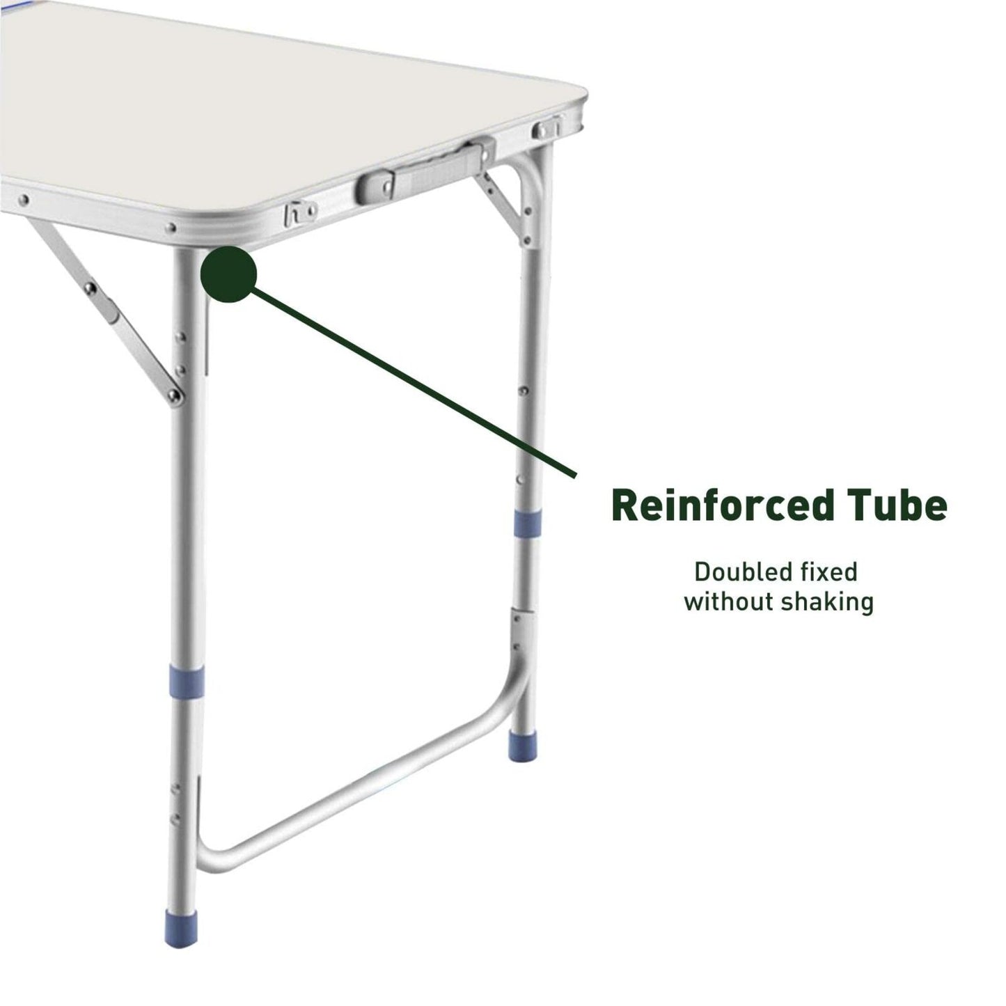 KILIROO Camping Table 120cm Silver (With 4 Chair) KR-CT-104-CU