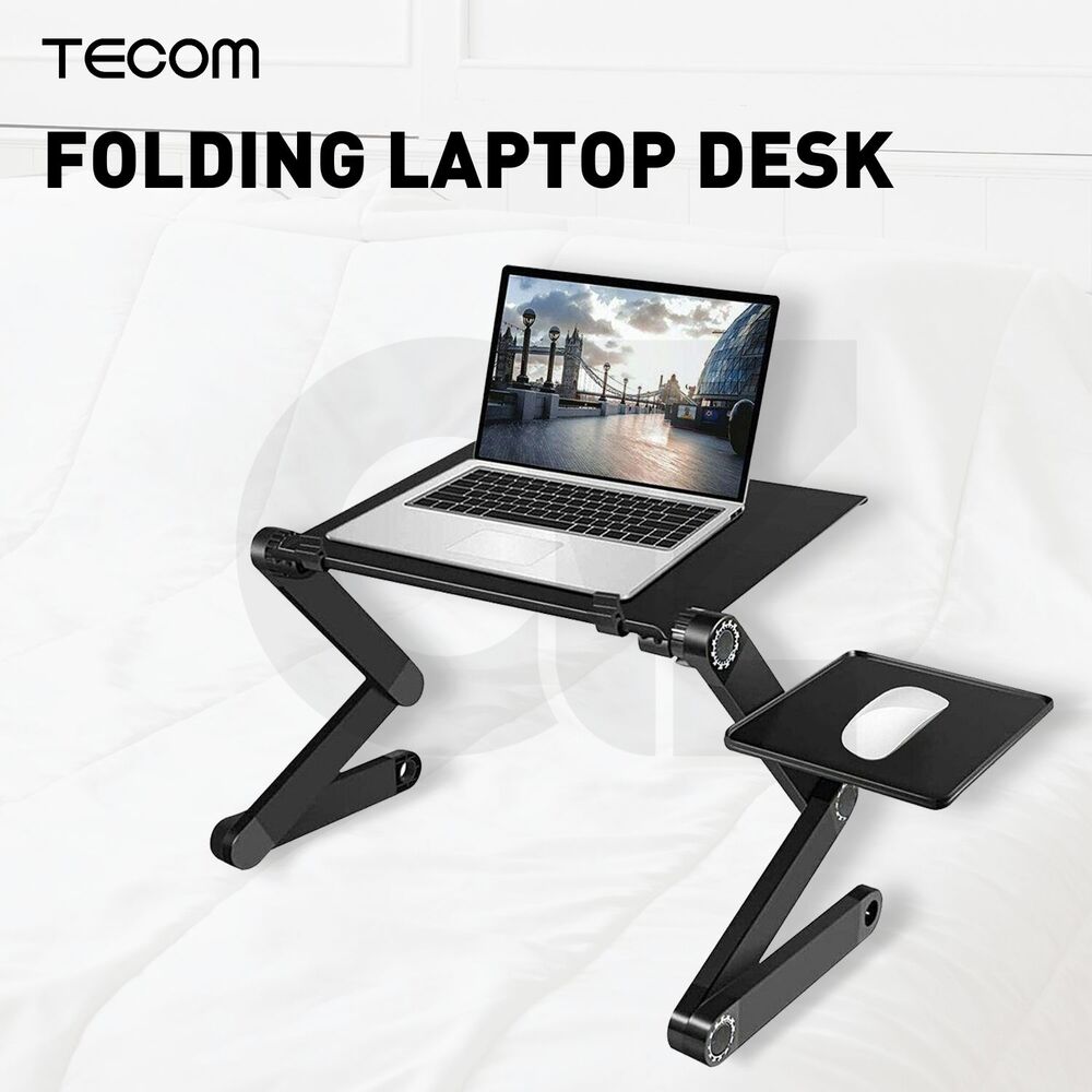 Tecom Folding Laptop Desk (Black) TC-FL-100-VAC