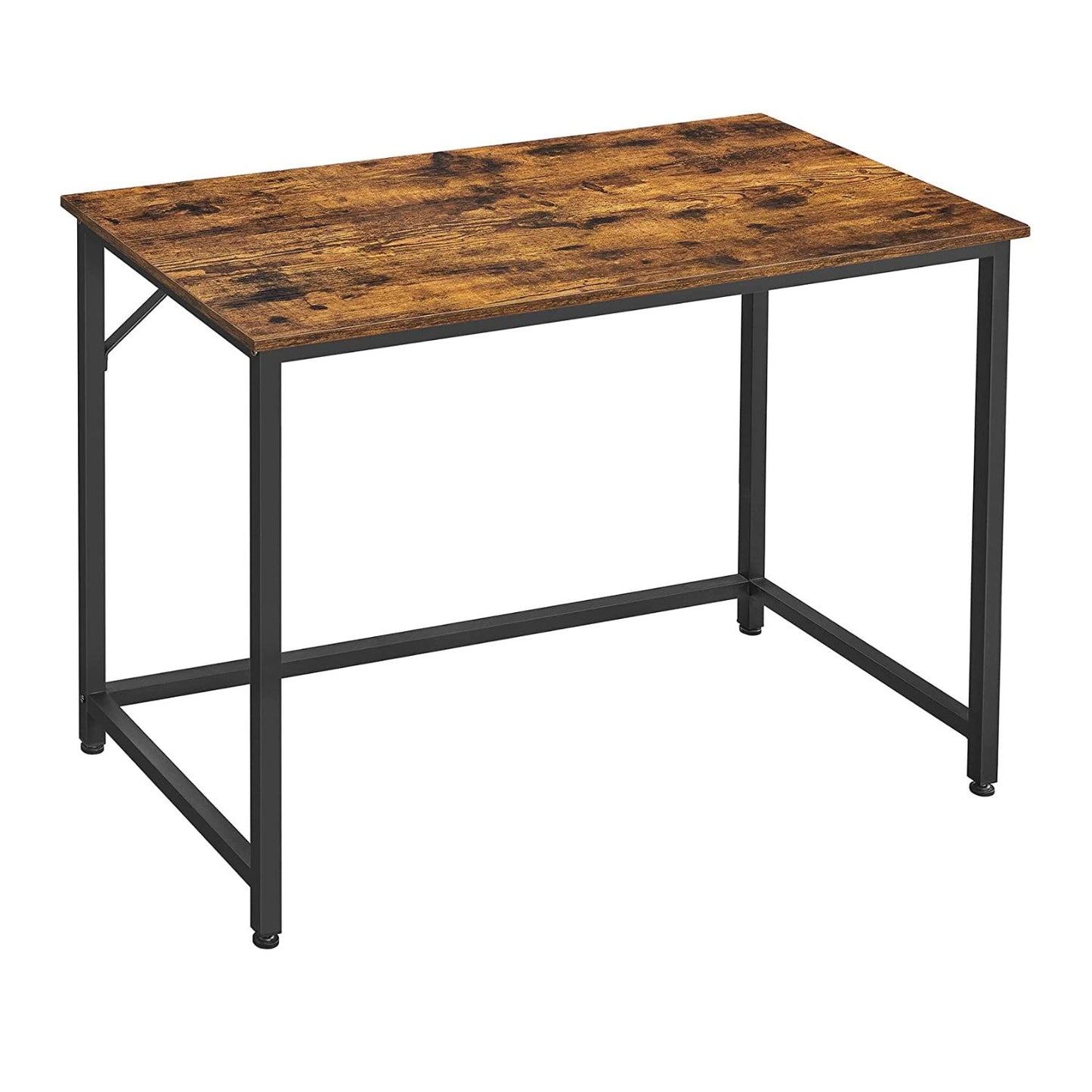 VASAGLE Computer Desk Rustic Brown and Black LWD41X