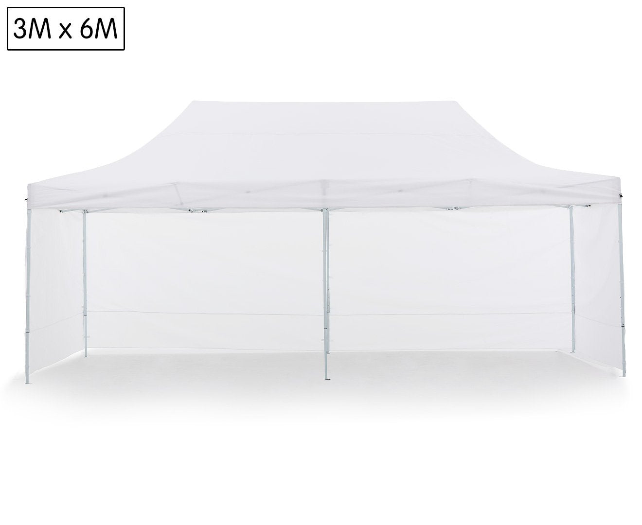 Wallaroo Gazebo Tent Marquee 3x6m PopUp Outdoor Wallaroo White