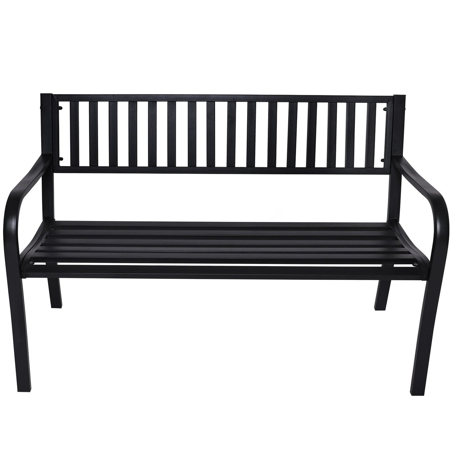 Wallaroo Steel Outdoor Garden Bench - Modern