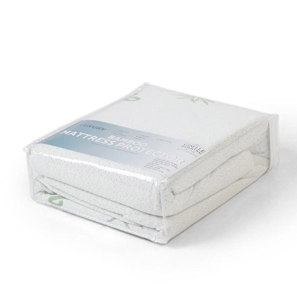 Laura Hill Bamboo Mattress Protector- Double