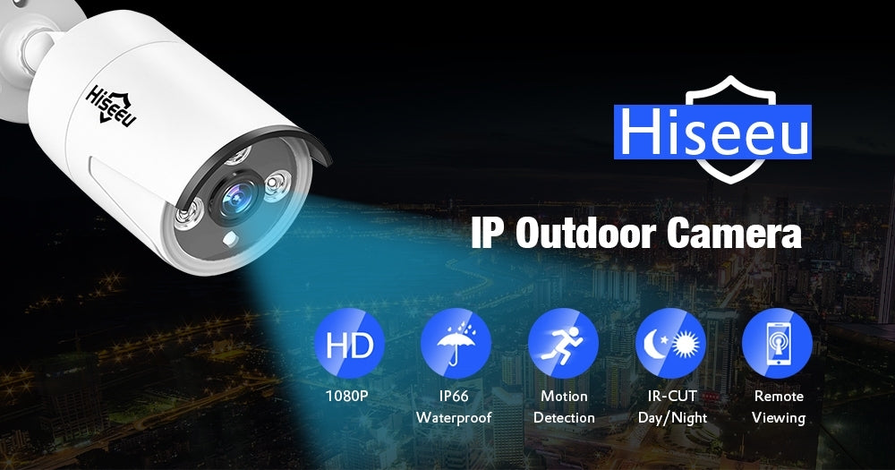 Hiseeu HB612P H.264 2MP PoE IP Camera