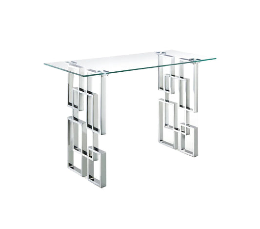 Royale Silver Console Table