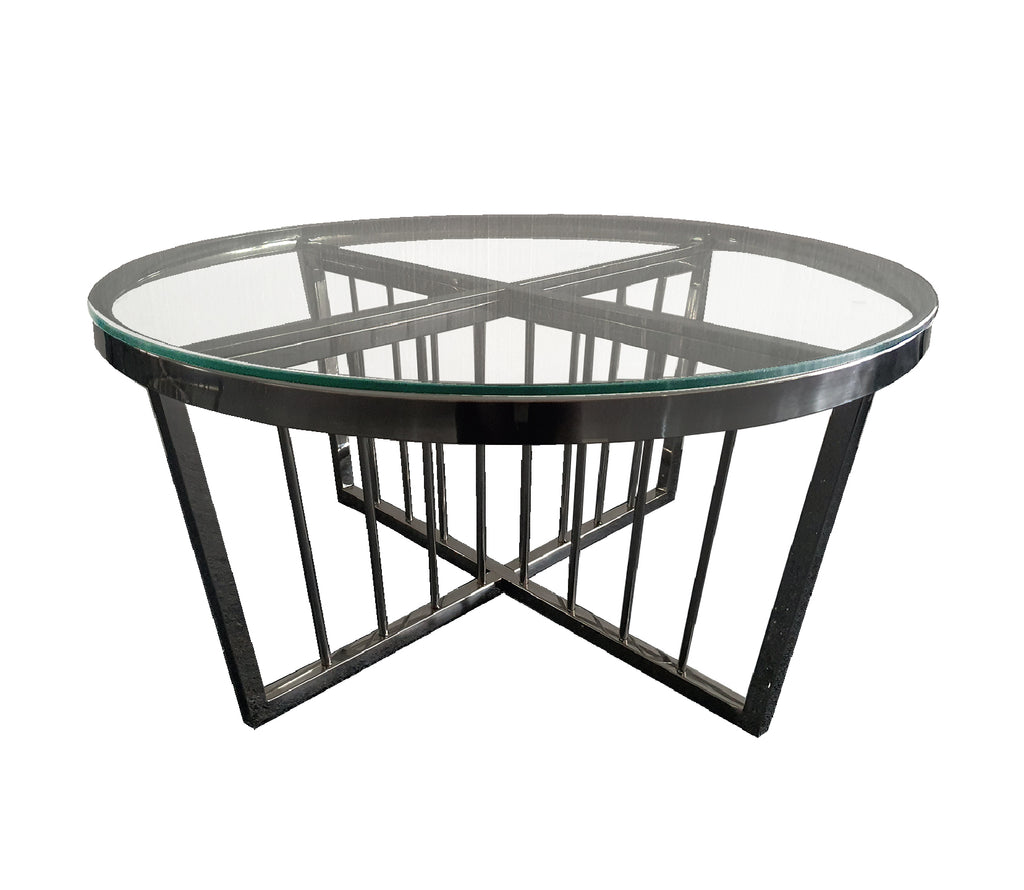 Serena Coffee Table - CLEARTOP - 95cm Black