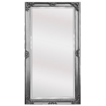 Deluxe French Provincial Ornate Mirror - Silver - X large 210cm x 110cm