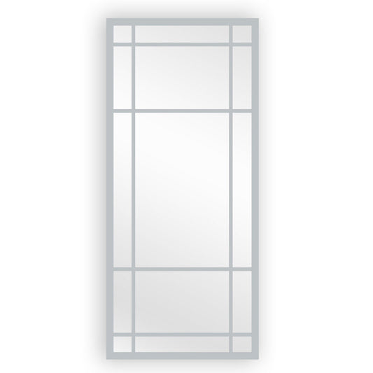 Window Style Mirror Full Length - White 80 CM x 180 CM
