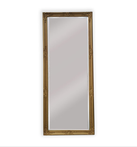 French Provincial Ornate Mirror - Country Gold - Medium 70cm x 170cm