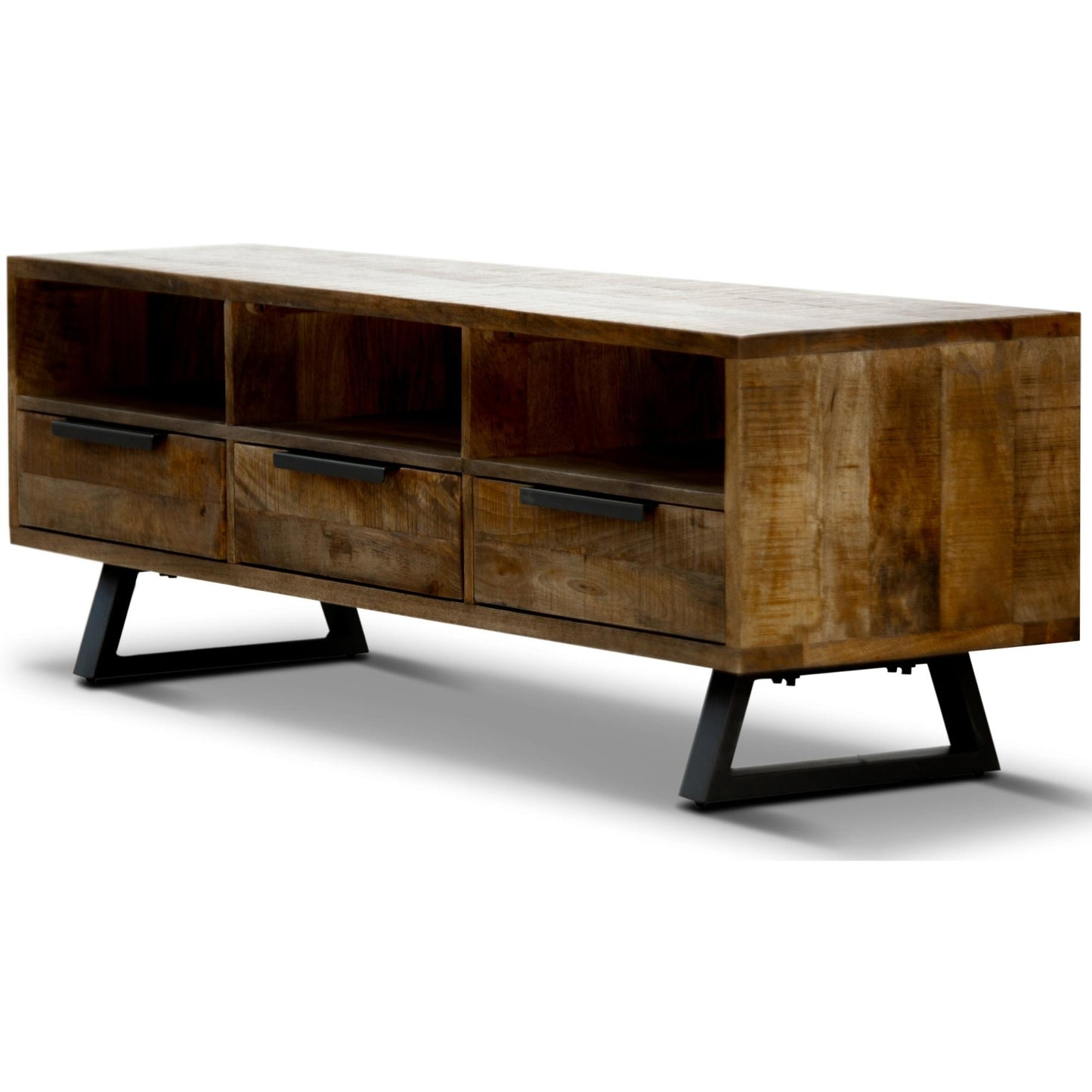 Begonia ETU Entertainment TV Unit 150cm 3 Drawer Mango Wood Unique Furniture