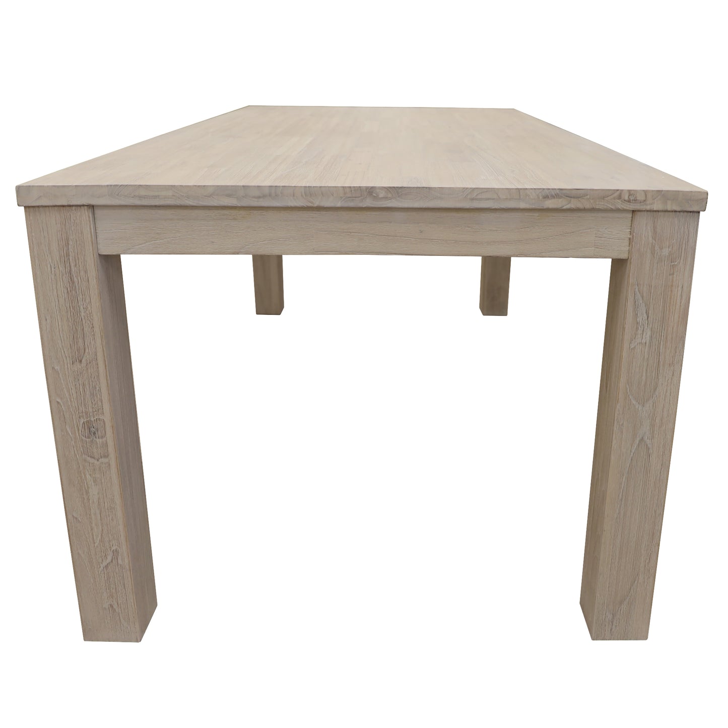 Foxglove Dining Table 225cm Solid Mt Ash Wood Home Dinner Furniture - White