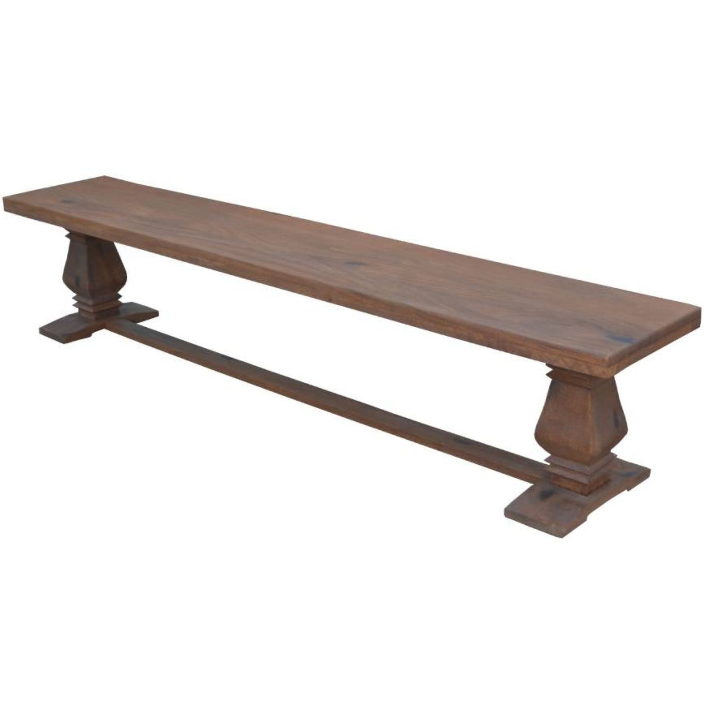 Florence  Dining Table Seat Bench 230cm French Provincial Pedestal Solid Timber