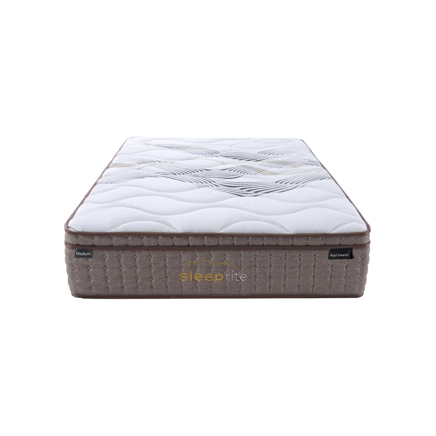 Royale Dreamer  Medium Mattress 30cm Luxury Top 7 Zones Pocket Spring - Double