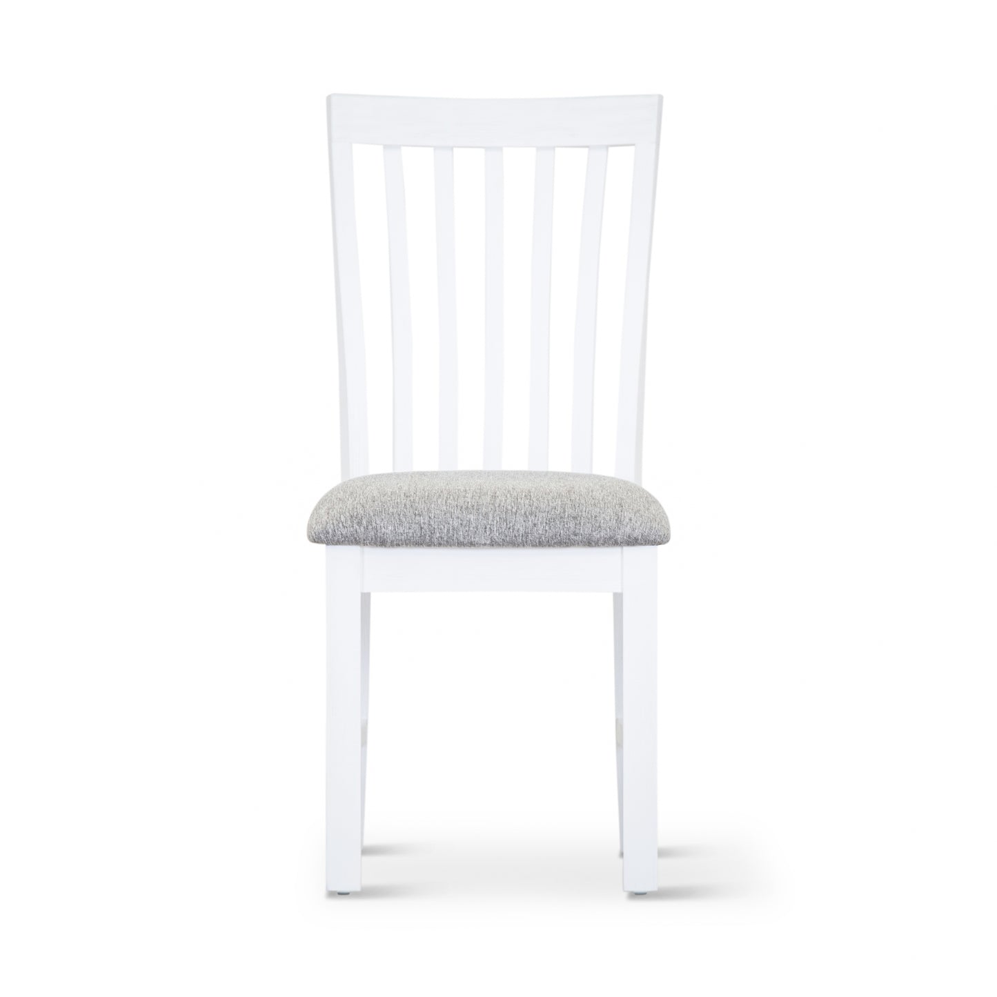 Laelia Dining Chair Set of 2 Solid Acacia Timber Wood Coastal Furniture - White