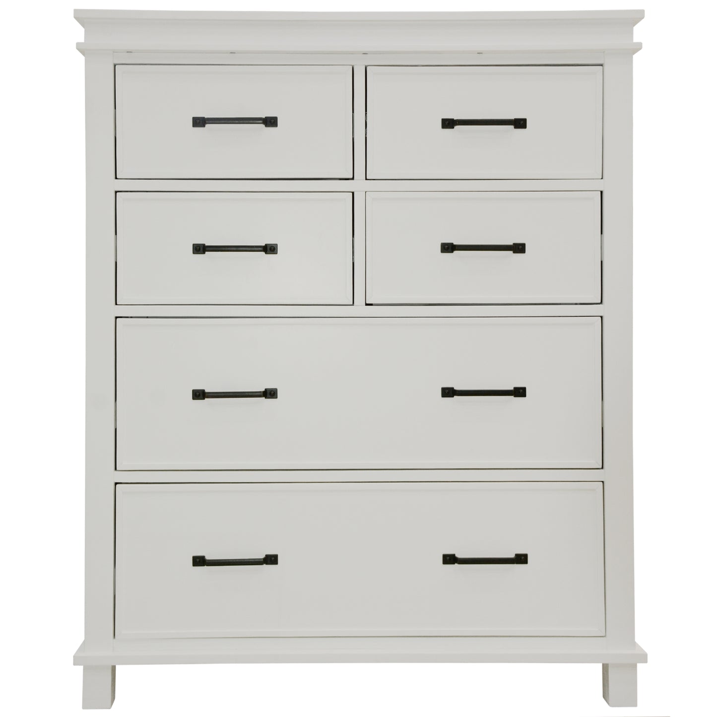 Lily Bedside Tallboy 3pc Bedroom Set Nightstand Storage Cabinet - White