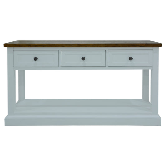 Norah Console Table 140cm32 Drawer Solid Acacia Timber Wood