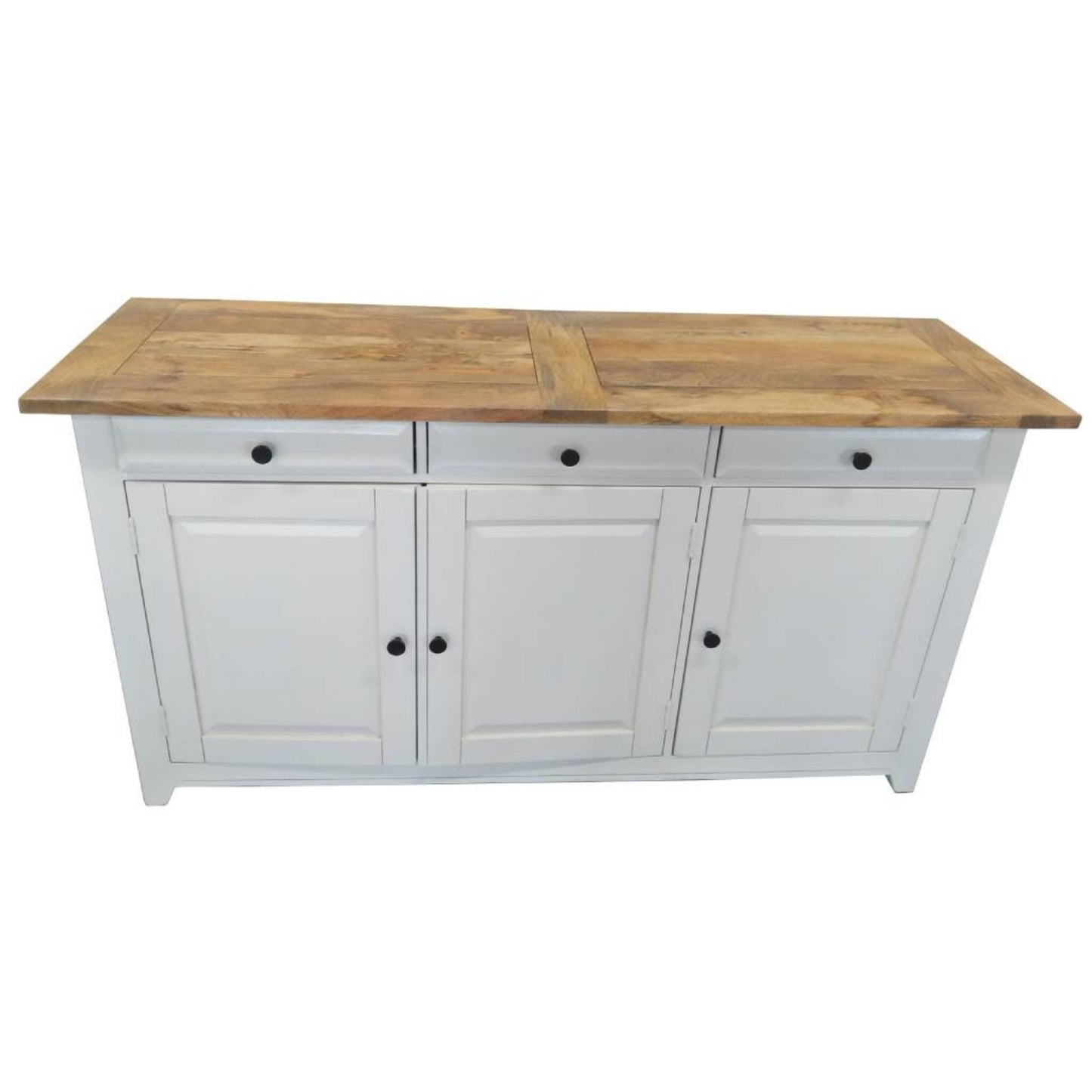 Lavasa Buffet Table 160cm 3 Doors Drawers Solid Mango Wood Farmhouse Furniture