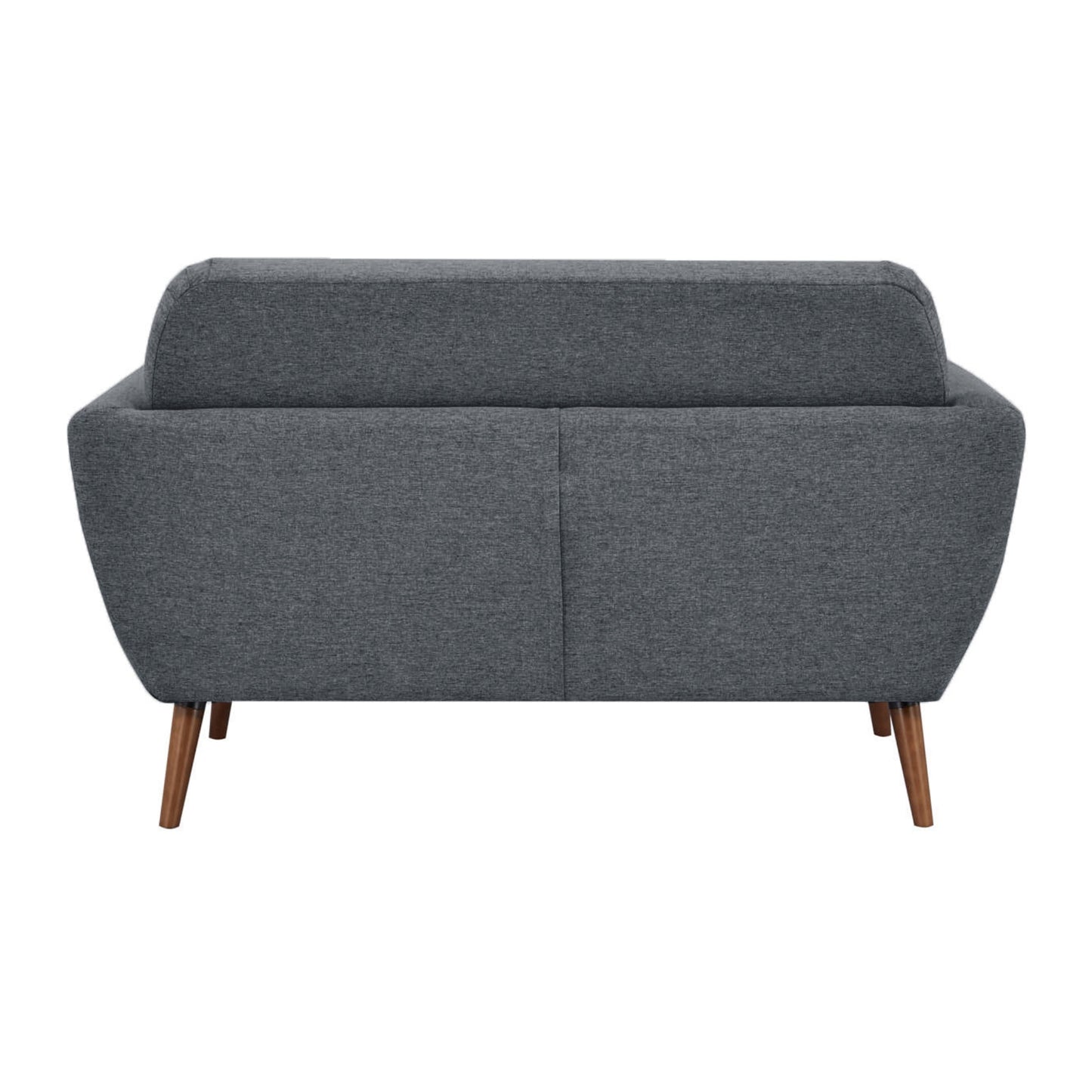 Lilliana 2 Seater Sofa Fabric Uplholstered Lounge Couch - Dark Grey